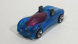 1997 Hot Wheels Phantom Racers Power Pipes Clear Blue Plastic Body Die Cast Toy Car Vehicle