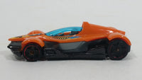 2013 Hot Wheels HW Gift Formula Street Orange and Metalflake Dark Grey Die Cast Toy Race Car Vehicle