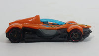 2013 Hot Wheels HW Gift Formula Street Orange and Metalflake Dark Grey Die Cast Toy Race Car Vehicle