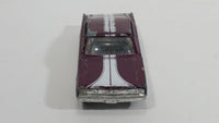 2010 Hot Wheels Muscle Mania '67 Dodge Charger Maroon Die Cast Toy Muscle Car Vehicle