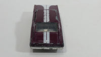 2010 Hot Wheels Muscle Mania '67 Dodge Charger Maroon Die Cast Toy Muscle Car Vehicle