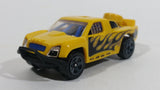 2013 Hot Wheels Track Aces Off Track Yellow Die Cast Toy Car Vehicle