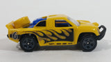 2013 Hot Wheels Track Aces Off Track Yellow Die Cast Toy Car Vehicle