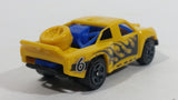 2013 Hot Wheels Track Aces Off Track Yellow Die Cast Toy Car Vehicle