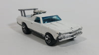 2000 Hot Wheels First Editions 68 El Camino Pearl White Die Cast Toy Muscle Car Vehicle