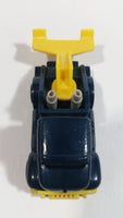 1997 Hot Wheels Tow Truck Dark Blue Plastic Body Die Cast Toy Car Vehicle McDonald's Happy Meal