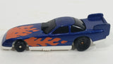 1996 Hot Wheels Flames Series Funny Car 1/5 Blue Die Cast Toy Race Car Vehicle McDonald's Happy Meal