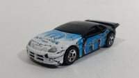 2004 Hot Wheels First Editions Realistics Dodge Neon Mopar Black White Blue Die Cast Toy Car Vehicle