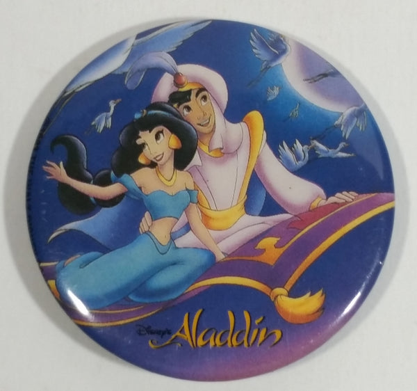 1993 Walt Disney Productions Aladdin Cartoon Animated Movie Film Round Button Pin