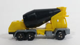 1995 Hot Wheels Oshkosh Cement Mixer Yellow & Black Die Cast Toy Truck Construction Vehicle