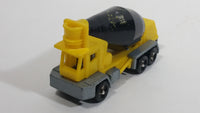 1995 Hot Wheels Oshkosh Cement Mixer Yellow & Black Die Cast Toy Truck Construction Vehicle