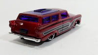 2015 Hot Wheels HW Workshop Garage 8 Crate Metalflake Dark Red Die Cast Toy Car Vehicle