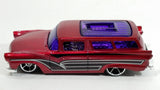 2015 Hot Wheels HW Workshop Garage 8 Crate Metalflake Dark Red Die Cast Toy Car Vehicle