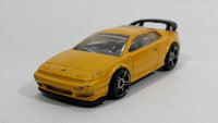 2008 Hot Wheels Team Exotics Lotus Esprit Yellow Die Cast Toy Super Car Vehicle