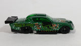 1999 Hot Wheels Terrorific At-A-Tude Metalflake Dark Green Die Cast Toy Car Vehicle