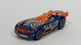 2005 Hot Wheels AcceleRacers Battle Spec Metallic Blue Die Cast Toy Car Vehicle