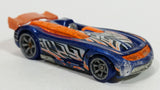 2005 Hot Wheels AcceleRacers Battle Spec Metallic Blue Die Cast Toy Car Vehicle