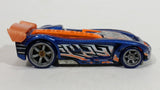 2005 Hot Wheels AcceleRacers Battle Spec Metallic Blue Die Cast Toy Car Vehicle