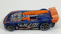 2005 Hot Wheels AcceleRacers Battle Spec Metallic Blue Die Cast Toy Car Vehicle