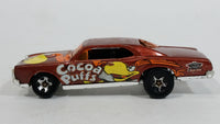 2004 Hot Wheels Cereal Crunchers Cocoa Puffs '67 Pontiac GTO Brown Die Cast Toy Muscle Car Vehicle