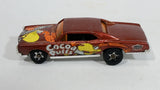 2004 Hot Wheels Cereal Crunchers Cocoa Puffs '67 Pontiac GTO Brown Die Cast Toy Muscle Car Vehicle