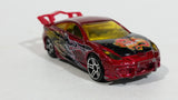 2003 Hot Wheels Dragon Wagons Toyota Celica Metallic Red Die Cast Toy Race Car Vehicle