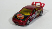 2003 Hot Wheels Dragon Wagons Toyota Celica Metallic Red Die Cast Toy Race Car Vehicle