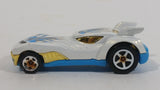 2012 Hot Wheels Creature Cars Howlin' Heat White Blue Die Cast Toy Car Vehicle