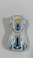 2012 Hot Wheels Creature Cars Howlin' Heat White Blue Die Cast Toy Car Vehicle