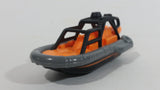 2015 Matchbox MBX Explorers Sea Spy Boat Orange Grey Black Plastic and Die Cast Toy Watercraft Vehicle