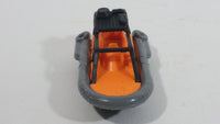 2015 Matchbox MBX Explorers Sea Spy Boat Orange Grey Black Plastic and Die Cast Toy Watercraft Vehicle