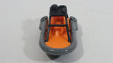 2015 Matchbox MBX Explorers Sea Spy Boat Orange Grey Black Plastic and Die Cast Toy Watercraft Vehicle