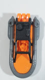 2015 Matchbox MBX Explorers Sea Spy Boat Orange Grey Black Plastic and Die Cast Toy Watercraft Vehicle