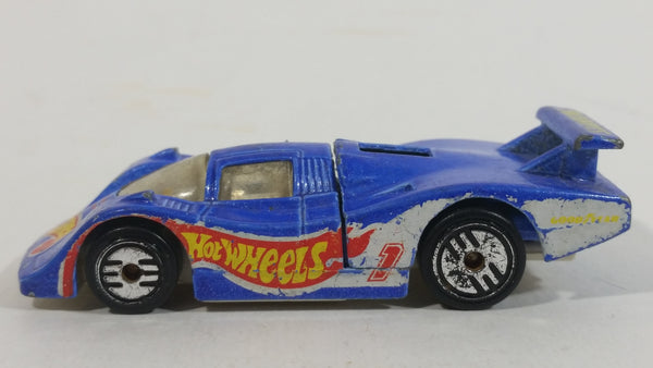 1994 Hot Wheels Ultra Hots Sol-Aire CX-4 Blue Die Cast Toy Car Vehicle Opening Rear Hood