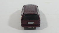 1998 Hot Wheels First Editions Dodge Caravan Van Dark Red Burgundy Die Cast Toy Car Vehicle