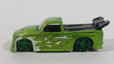 2010 Hot Wheels Heat Fleet Super Tuned Truck Pearl Lime Green Die Cast Toy Car Vehicle