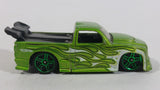 2010 Hot Wheels Heat Fleet Super Tuned Truck Pearl Lime Green Die Cast Toy Car Vehicle