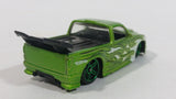 2010 Hot Wheels Heat Fleet Super Tuned Truck Pearl Lime Green Die Cast Toy Car Vehicle