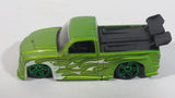 2010 Hot Wheels Heat Fleet Super Tuned Truck Pearl Lime Green Die Cast Toy Car Vehicle