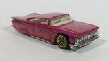 1997 Hot Wheels First Editions '59 Chevrolet Impala Pink Die Cast Toy Low Rider Car Vehicle