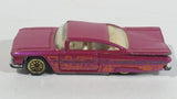 1997 Hot Wheels First Editions '59 Chevrolet Impala Pink Die Cast Toy Low Rider Car Vehicle