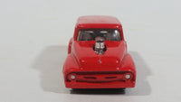 2010 Hot Wheels HW Performance 1956 Ford Truck Champion Spark Plugs Red Die Cast Toy Car Hot Rod Vehicle