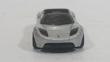 2008 Hot Wheels 2008 Tesla Roadster Metalflake Silver Die Cast Toy Car Vehicle