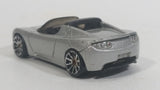 2008 Hot Wheels 2008 Tesla Roadster Metalflake Silver Die Cast Toy Car Vehicle