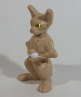 2010 Cats & Dogs: The Revenge of Kitty Galore Cat Movie Film Holding Rat Plastic Toy Figure - Burger King Kid's Meal