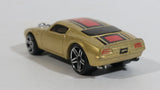 2007 Hot Wheels '70 Pontiac Firebird Metalflake Gold Die Cast Toy Muscle Car Vehicle