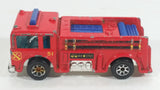 1996 Hot Wheels Fire Eater Red Fire Truck Die Cast Toy Car Vehicle - 7SP - Blue Lights