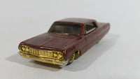 2005 Hot Wheels Pin Hedz '64 Impala Metalflake Brown Die Cast Toy Classic Car Vehicle