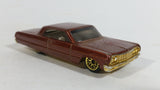 2005 Hot Wheels Pin Hedz '64 Impala Metalflake Brown Die Cast Toy Classic Car Vehicle