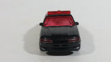 2004 Hot Wheels Smashville Police Cruiser Black Die Cast Toy Emergency Response Cop Vehicle